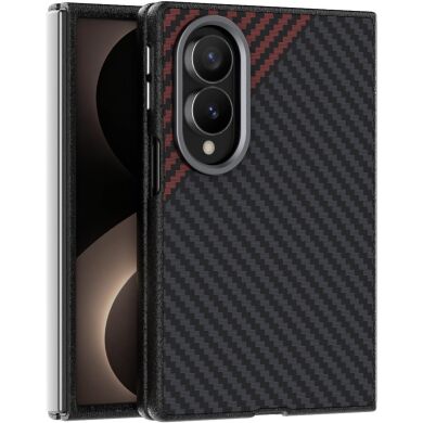Захисний чохол ABEEL Carbon Fiber Case для Samsung Galaxy Fold 8 - Black / Red
