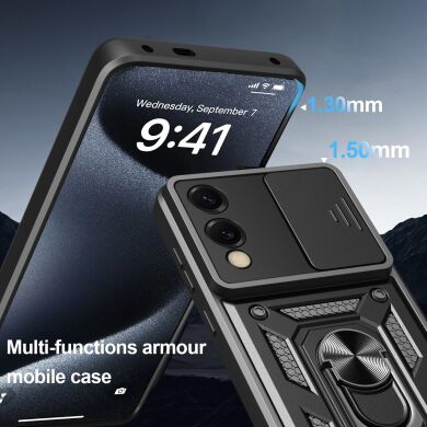 Защитный чехол Deexe Armor Shield для Samsung Galaxy S25 Edge (S937) - Blue
