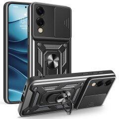 Защитный чехол Deexe Armor Shield для Samsung Galaxy S25 Edge (S937) - Black