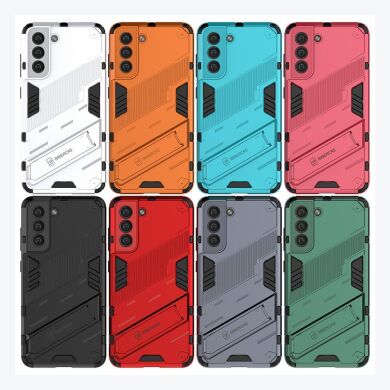 Защитный чехол Deexe Bibercas для Samsung Galaxy S21 FE (G990) - Green