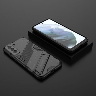 Защитный чехол Deexe Bibercas для Samsung Galaxy S21 FE (G990) - Black