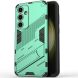 Защитный чехол Deexe Bibercas для Samsung Galaxy S24 FE (S721) - Green. Фото 2 из 7