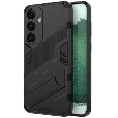 Защитный чехол Deexe Bibercas для Samsung Galaxy S24 Plus - Black