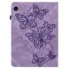 Защитный чехол Deexe Butterfly для Samsung Galaxy Tab A9 (X110/115) - Purple. Фото 4 из 9