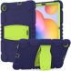 Защитный чехол Deexe Color Kickstand для Samsung Galaxy Tab S6 lite / S6 Lite (2022/2024) - Navy Blue / Lime. Фото 1 из 10