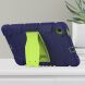 Захисний чохол Deexe Color Kickstand для Samsung Galaxy Tab S6 lite / S6 Lite (2022/2024) - Navy Blue / Lime