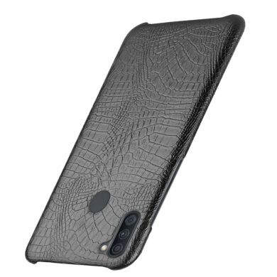 Захисний чохол Deexe Croco Style для Samsung Galaxy M11 (M115) - Black