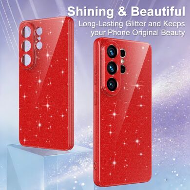 Защитный чехол Deexe Glitter Case with MagSafe для Samsung Galaxy S26 Ultra (S948) - Black