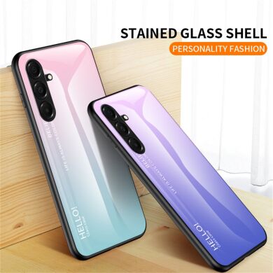 Защитный чехол Deexe Gradient Color для Samsung Galaxy A17 (A175) - Pink / Blue