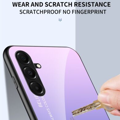 Защитный чехол Deexe Gradient Color для Samsung Galaxy A17 (A175) - Pink / Blue