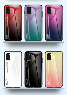 Защитный чехол Deexe Gradient Color для Samsung Galaxy A41 (A415) - Black / Red