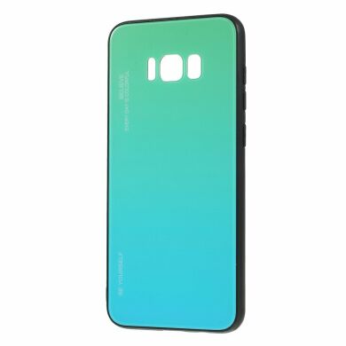 Защитный чехол Deexe Gradient Color для Samsung Galaxy S8 Plus (G955) - Cyan / Blue