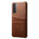 Защитный чехол Deexe Pocket Case для Samsung Galaxy S21 (G991) - Brown. Фото 3 из 5
