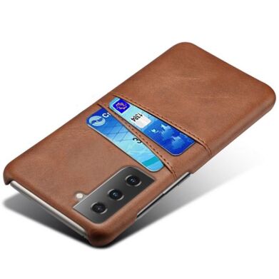 Защитный чехол Deexe Pocket Case для Samsung Galaxy S21 (G991) - Brown