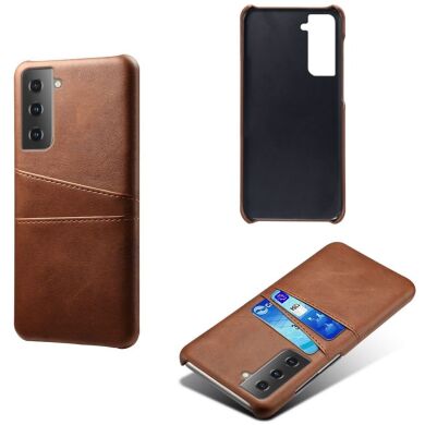 Защитный чехол Deexe Pocket Case для Samsung Galaxy S21 (G991) - Brown