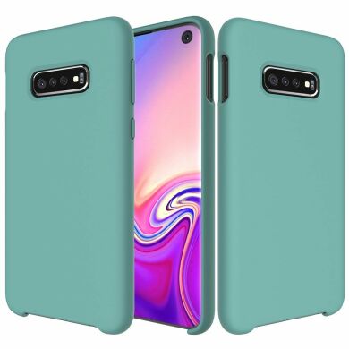 Захисний чохол Deexe Silicone Case для Samsung Galaxy S10e (G970) - Cyan