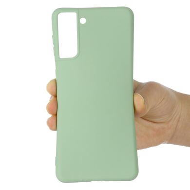 Захисний чохол Deexe Silicone Case для Samsung Galaxy S21 Plus - Green