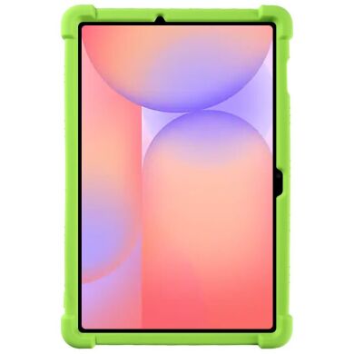 Захисний чохол Deexe Silicone Kickstand для Samsung Galaxy Tab S10 Lite (X400/X406) - Green