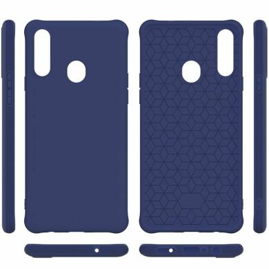 Захисний чохол Deexe Soft Cover для Samsung Galaxy A20s (A207) - Dark Blue