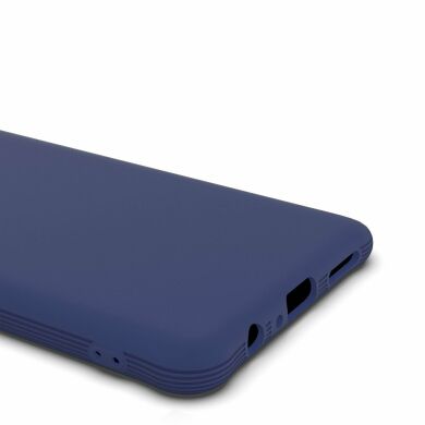Захисний чохол Deexe Soft Cover для Samsung Galaxy A20s (A207) - Dark Blue