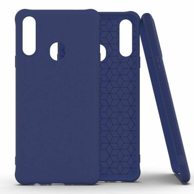 Захисний чохол Deexe Soft Cover для Samsung Galaxy A20s (A207) - Dark Blue