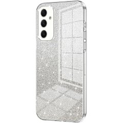 Защитный чехол Deexe Sparkles Cover для Samsung Galaxy A34 (A346) - Transparent