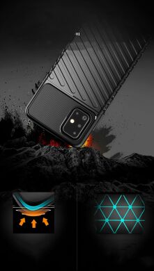 Защитный чехол Deexe Thunder Series для Samsung Galaxy A71 - Black