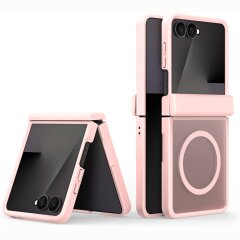 Защитный чехол DUX DUCIS Yind Series MagSafe для Samsung Galaxy Flip 8 - Light Pink