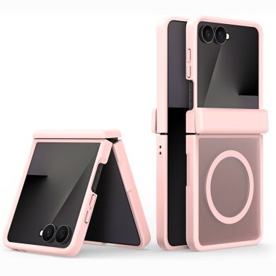 Защитный чехол DUX DUCIS Yind Series MagSafe для Samsung Galaxy Flip 8 - Light Pink
