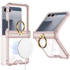 Защитный чехол GKK AirBag Mag with Ring для Samsung Galaxy Flip 7 - Light Pink