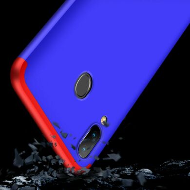 Защитный чехол GKK Double Dip Case для Samsung Galaxy M20 (M205) - Blue Red