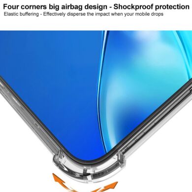 Защитный чехол IMAK Airbag MAX Case для Samsung Galaxy Flip 6 - Transparent