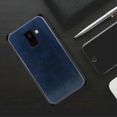Защитный чехол MOFI Leather Cover для Samsung Galaxy J6 2018 (J600) - Blue