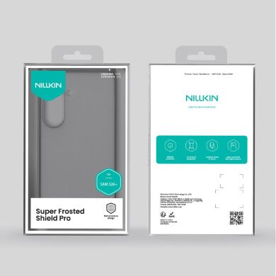 Захисний чохол NILLKIN Super Frosted Shield Pro для Samsung Galaxy S26 Plus - Black