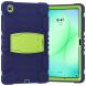 Защитный чехол Reframe Hybrid Armor для Samsung Galaxy Tab A11 Plus (X230/236) - Navy Blue / Lime. Фото 2 из 9