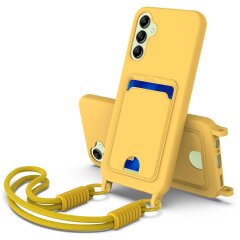 Защитный чехол Reframe Silicone Holder для Samsung Galaxy S24 FE (S721) - Yellow