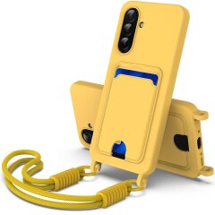 Защитный чехол Reframe Silicone Holder для Samsung Galaxy S25 FE (S731) - Yellow