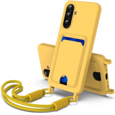 Защитный чехол Reframe Silicone Holder для Samsung Galaxy S25 FE (S731) - Yellow