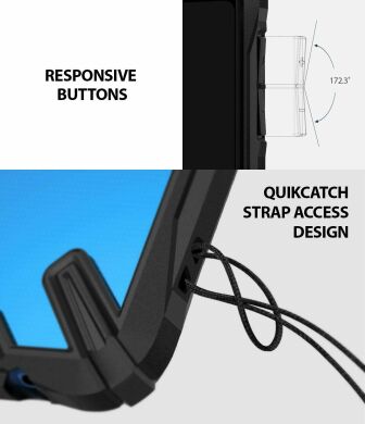 Защитный чехол RINGKE Fusion X для Samsung Galaxy A7 2018 (A750) - Black