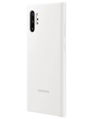 Защитный чехол Silicone Cover для Samsung Galaxy Note 10+ (N975) EF-PN975TWEGRU - White
