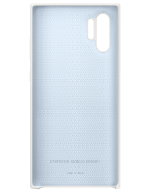 Защитный чехол Silicone Cover для Samsung Galaxy Note 10+ (N975) EF-PN975TWEGRU - White