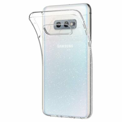 Защитный чехол Spigen SGP Liquid Crystal Glitter для Samsung Galaxy S10e (G970) - Crystal Quartz
