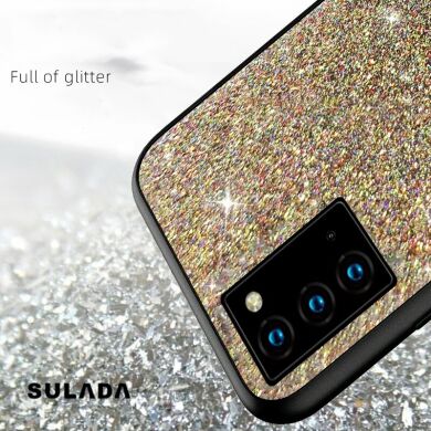 Захисний чохол SULADA Glitter Leather для Samsung Galaxy Note 20 (N980) - Gold