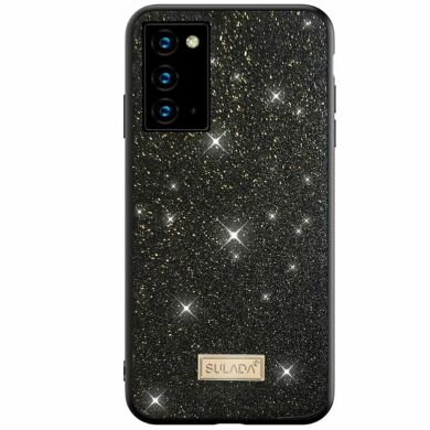 Захисний чохол SULADA Glitter Leather для Samsung Galaxy Note 20 (N980) - Black