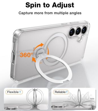 Защитный чехол TORRAS Ostand Spin MagSafe для Samsung Galaxy S25 (S931) - Black