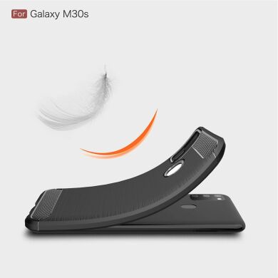 Захисний чохол UniCase Carbon для Samsung Galaxy M30s (M307) / Galaxy M21 (M215) - Black