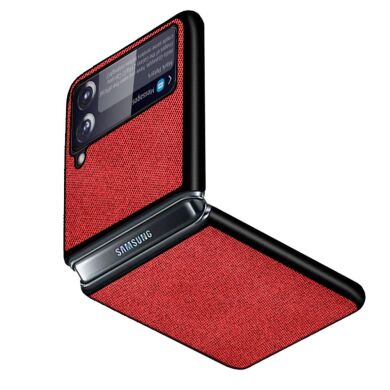 Захисний чохол UniCase Cloth Texture (FF) для Samsung Galaxy Flip 3 - Red