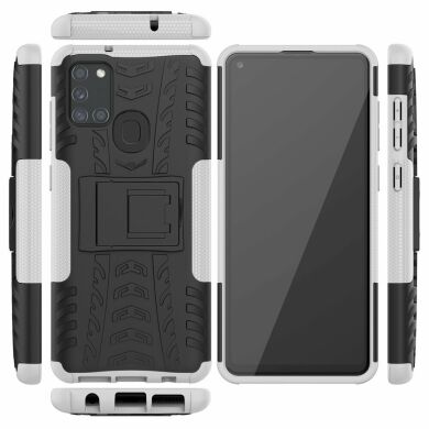 Защитный чехол UniCase Hybrid X для Samsung Galaxy A21s (A217) - Black / White