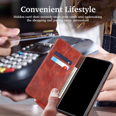 Захисний чохол UniCase Leather Wallet для Samsung Galaxy S22 - Green