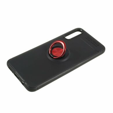 Защитный чехол UniCase Magnetic Ring для Samsung Galaxy A70 (A705) - Black / Red